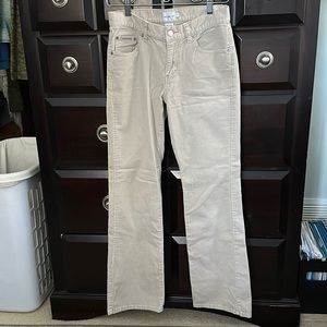 Calvin Klein Jeans cream corduroys